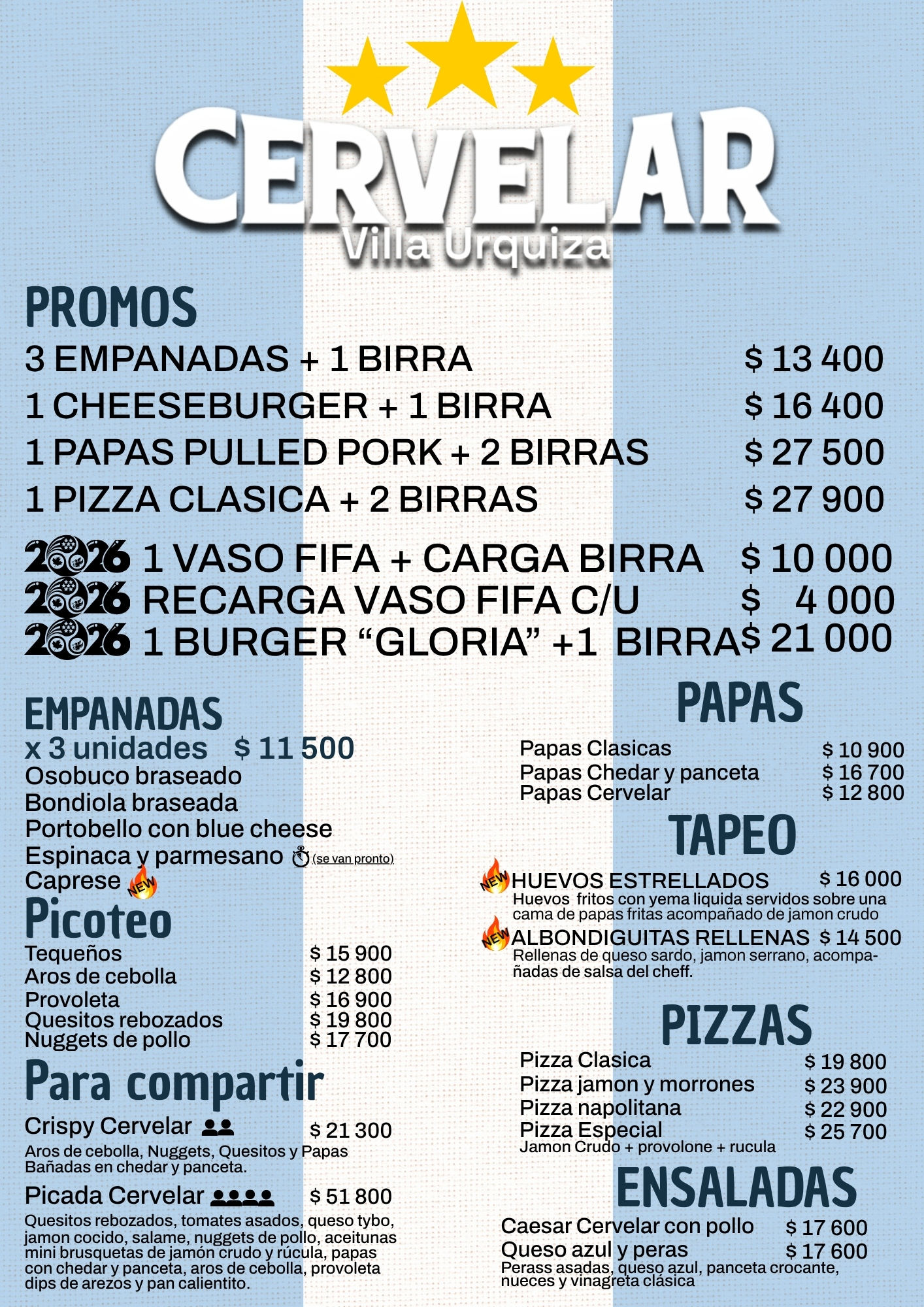 Carta Cervelar Villa Urquiza - página 1
